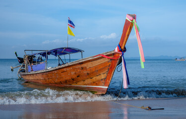 Longtail boat at Phi Phi Island