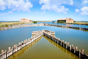 The Comacchio valleys are known worldwide for eel fishing - It is a UNESCO site and protected area...