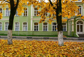 Autumn scenery in Suzdal, Russia