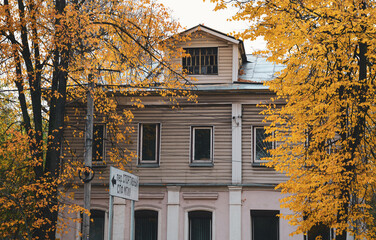 Autumn scenery in Suzdal, Russia