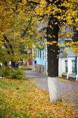 Autumn scenery in Suzdal, Russia