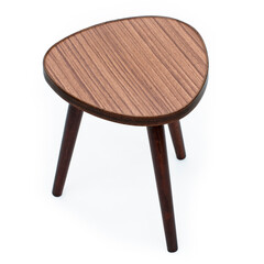 Vintage Coffee Table on white background