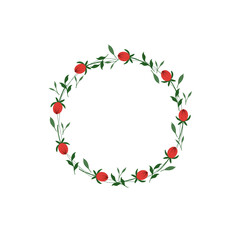 Fototapeta premium 예쁜 꽃 테두리