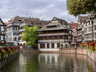 Beautiful view of Strasbourg city in Alsace.