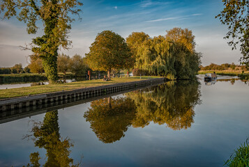 Obraz premium Dorchester on Thames - Day's Lock