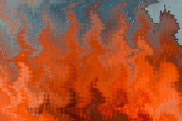 Obraz premium Abstract futuristic background, orange tones.