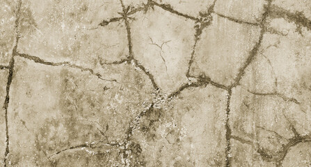 Gray cracked cement texture for background. wall scratches