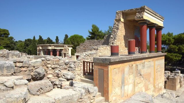 Knossos palace. Crete island, Greece