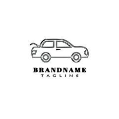 car services logo design template icon vector