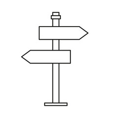 Direction pointer vector icon