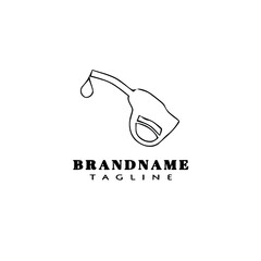 Obraz premium oilcan logo cartoon icon design template isolated vector illustration