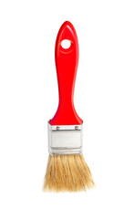 Red Paintbrush isolated on a white background