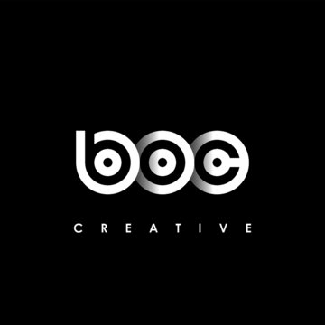 BOC Letter Initial Logo Design Template Vector Illustration