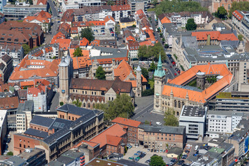 Luftbild Braunschweig, Neues Rathaus