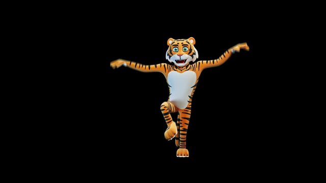 Tiger kung fu fights