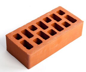 Single brown red Clay Brick