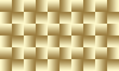 Abstract gold squares pattern background