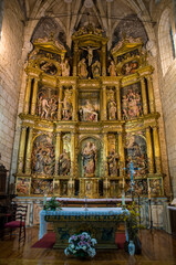 Fototapeta na wymiar Iglesia de Santa María, Torrelobatón, Valladolid, Castilla y León, España