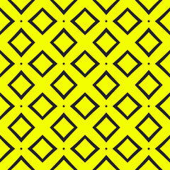 Yellow colors with rhombuses. Vector simple pattern of elementary rhombuses.