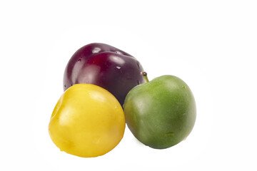 Trio of plums

