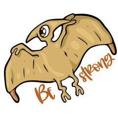 Dinosaur Hand drawn typography poster set. Conceptual handwritten phrase craft T shirt hand lettered calligraphy. Vector illustration