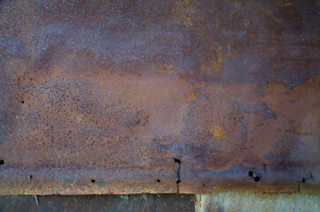 rusty plate texture of rusty metal