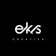 EKS Letter Initial Logo Design Template Vector Illustration