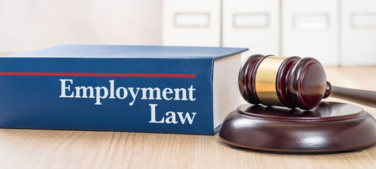 A law book with a gavel - Employment Law