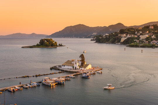 Vlacherna monastery, Corfu, Greece