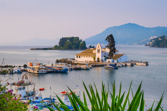 Vlacherna monastery, Corfu, Greece