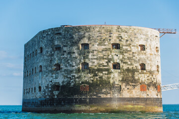 Le Fort Boyard dans l'embouchure de la Charente