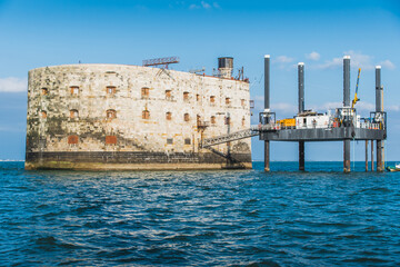 Le Fort Boyard dans l'embouchure de la Charente