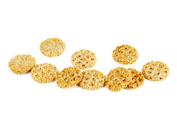 Barazek sesame cookies, traditional arabic sweets