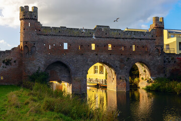 Obraz premium historic Berkel Gate in Zutphen, Netherlands