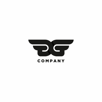 Creative Monogram Initials D & G logo design