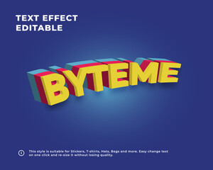 byte Me Sticker Illustration Vector Print Fully Editable