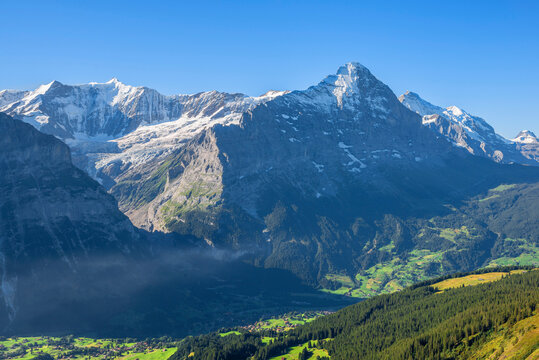 Eiger and Grindelwald, Switzerland