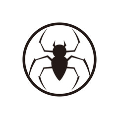 Spider logo icon vector design