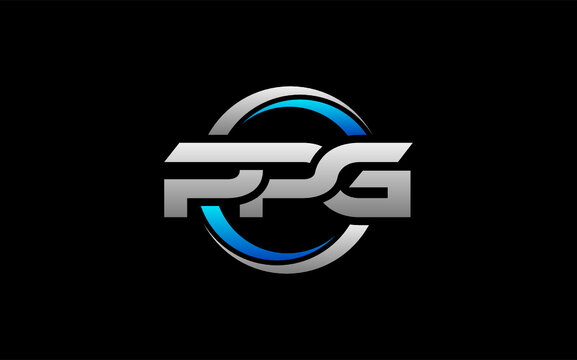 PPG Letter Initial Logo Design Template Vector Illustration