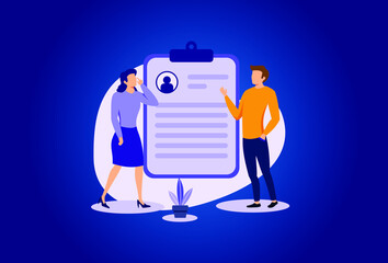 Candidates illustration exclusive design inspiration
