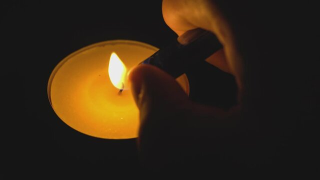 Small Candle In Church 2
