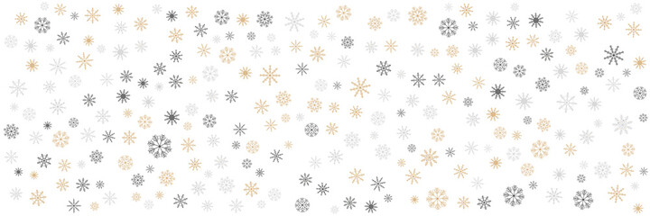 Christmas card with snowflake border vector illustration