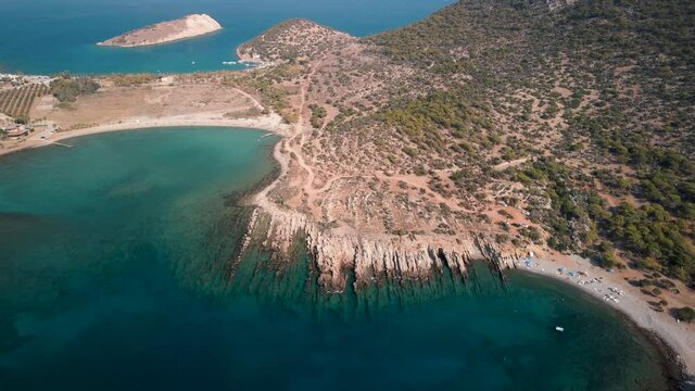 Flying Over Tisan Peninusla, Mersin, Turkey