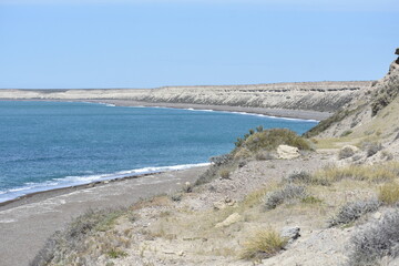 Fototapeta na wymiar Paisajes de Puerto Madryn