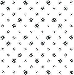 Abstract seamless pattern with black dots