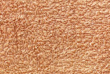 Brown fabric towels as abstract background.