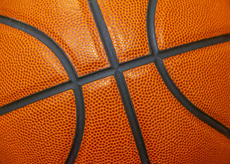 Basketball closeup