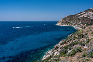 Fototapeta na wymiar Isola d'Elba, veduta pamoramica