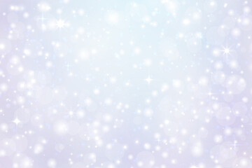 Fototapeta premium Abstract purple background with stars and bokeh. Christmas festive pattern. Design element.