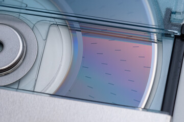 Recording surface of MO disc (magneto-optical disc)